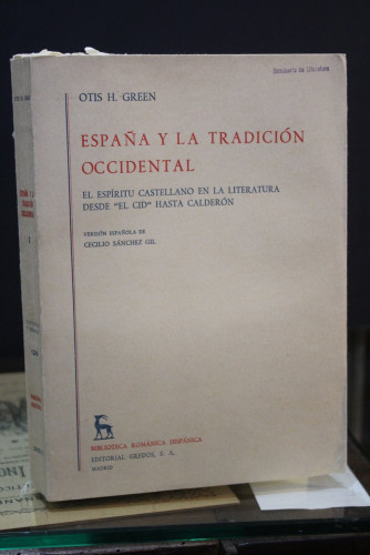 Portada del libro de España y la tradición occidental. Tomo I. El espíritu castellano en la literatura desde 