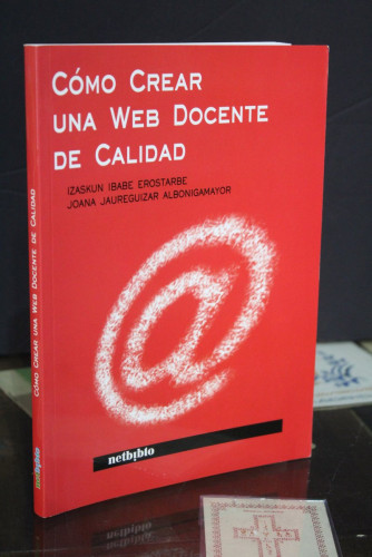 Portada del libro de Cómo crear una web docente de calidad