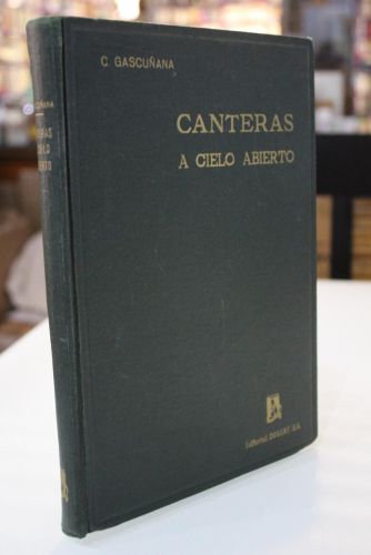 Portada del libro de Canteras a cielo abierto