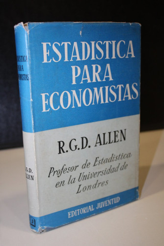 Portada del libro de Estadística para economistas