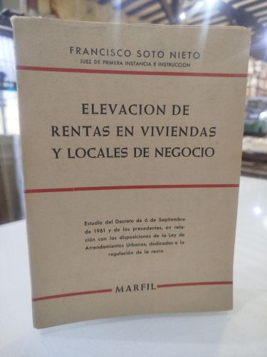 Portada del libro de Elevaciones de Rentas en Viviendas y Locales de Negocios