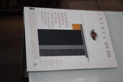 Portada del libro de Ínsula, 835-836. La nueva novela española actual (1995-2015). Descubrimientos, perplejidades y estrategias....