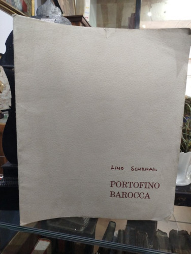 Portada del libro de Portofino Barocca. Carpeta con grabados de puertos