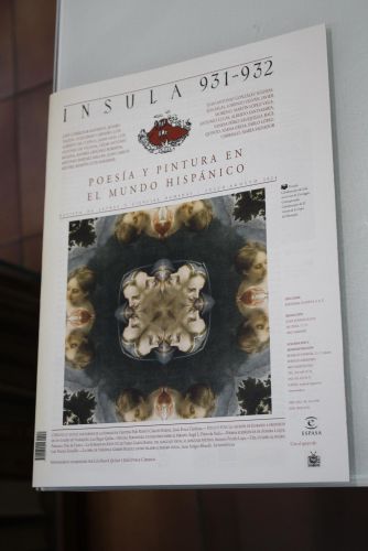 Portada del libro de Ínsula, 931-932. Poesía y pintura en el mundo hispánico. Julio-Agosto 2024.