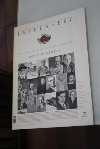 Portada del libro de Ínsula, 867. España en Alemania. Marzo 2019.