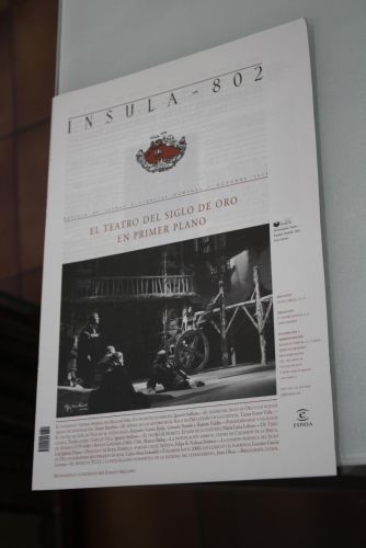 Portada del libro de Ínsula, 802. El teatro del Siglo de Oro en primer plano. Octubre 2013.