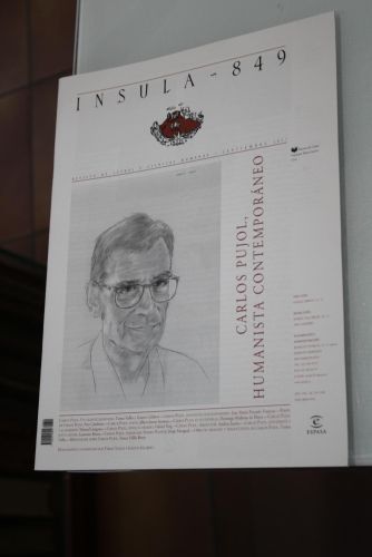 Portada del libro de Ínsula, 849. Carlos Pujol, humanismo contemporáneo. Septiembre 2017.