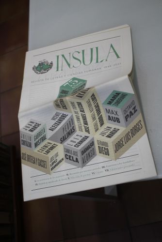 Portada del libro de Ínsula. 75 años. 75 aniversario.