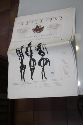 Portada del libro de Ínsula, 592. Imagen en libertad. Abril 1996.