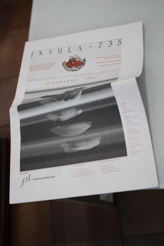 Portada del libro de Ínsula, 735. Almanaque 2007. Marzo 2008.