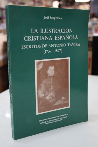 Portada del libro de La Ilustración cristiana española. Escritos de Antonio Tavira (1737-1807)