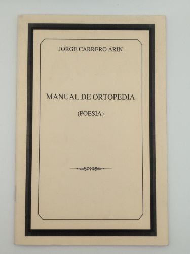 Portada del libro de Manual de ortopedia
