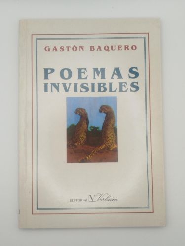 Portada del libro de Poemas invisibles