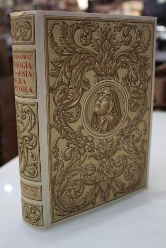 Portada del libro de Antología de poesía sacra española.