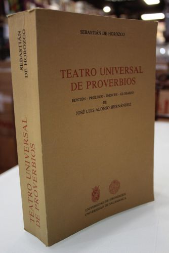 Portada del libro de Teatro universal de proverbios