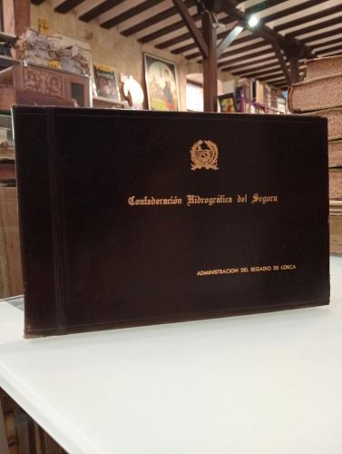 Portada del libro de Confederación hidrográfica del Segura. Álbum fotográfico
