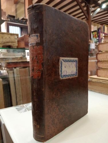 Portada del libro de Almanaque náutico para el año 1863, calculado de órden de S.M. en el observatorio de marina de la ciudad...