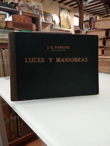 Portada del libro de Luces y maniobras [Dedicado]