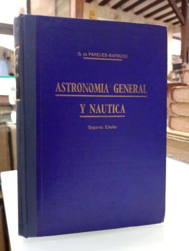 Portada del libro de Astronomía general y náutica