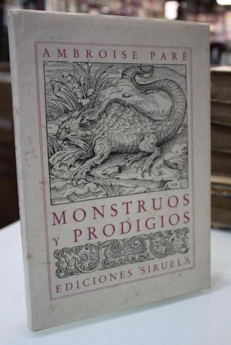 Portada del libro de Monstruos y prodigios