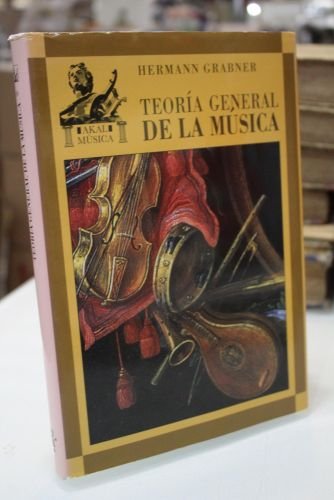 Portada del libro de Teoría general de la música. Con un apéndice de Diether de la Motte.