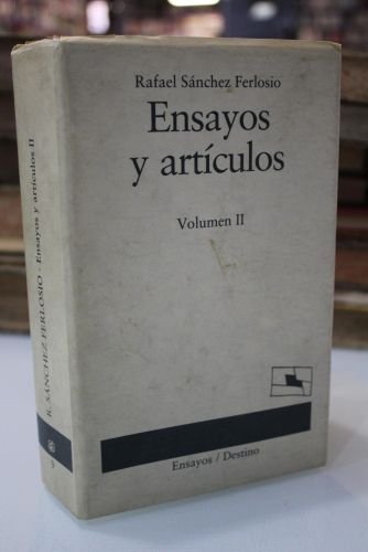 Portada del libro de Ensayos y artículos. Volumen II.
