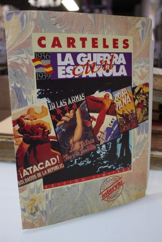 Portada del libro de Carteles de la Guerra Civil Española. 1936-1939. Documentos Interviú.- Doce Carteles.