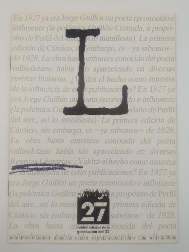 Portada del libro de Cuaderno dedicado a Revistas Literarias