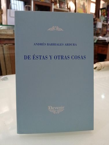 Portada del libro de De éstas y otras cosas