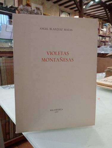 Portada del libro de Violetas montañesas