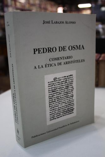 Portada del libro de Pedro de Osma. Comentario a la Ética de Aristóteles.
