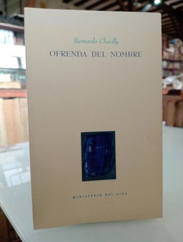 Portada del libro de Ofrenda del nombre