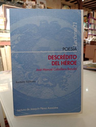 Portada del libro de Descrédito del héroe
