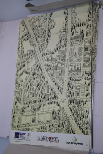 Portada del libro de Plano monumental de Madrid.- 28 láminas.