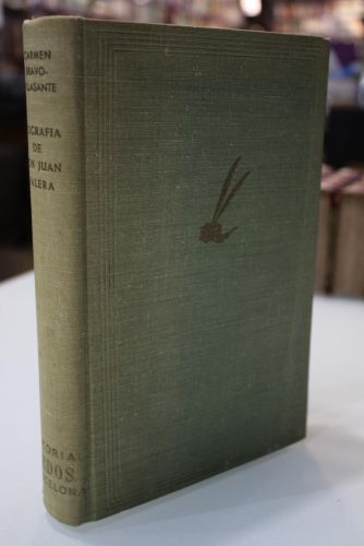 Portada del libro de Biografía de Don Juan Valera.