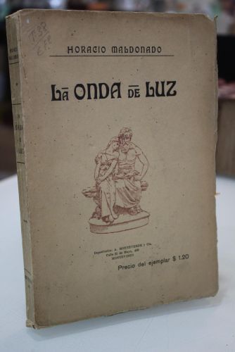 Portada del libro de 1922, 1ª Edición.- La onda de luz.