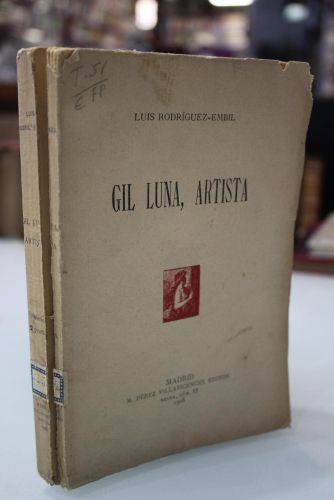 Portada del libro de Gil Luna, Artista.