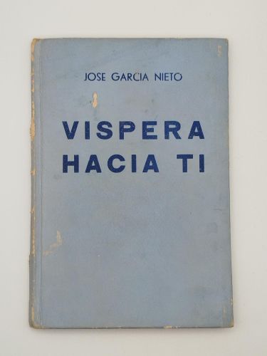 Portada del libro de Víspera hacia ti [Dedicado]