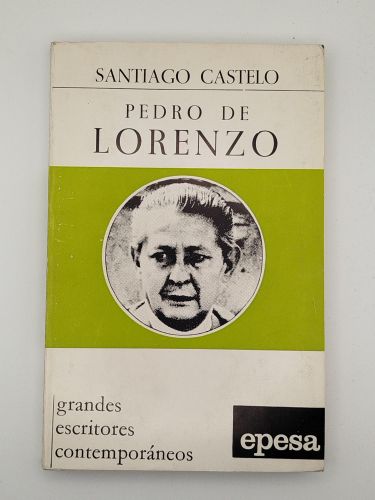 Portada del libro de Pedro de Lorenzo [Dedicado]