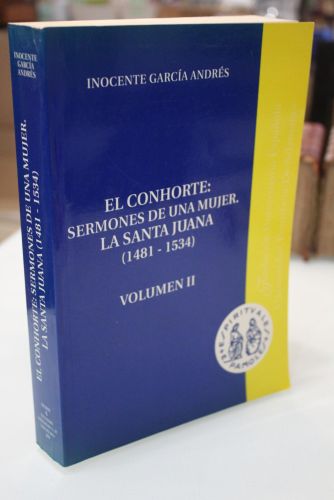 Portada del libro de El Conhorte: Sermones de una mujer. La Santa Juana (1481-1534). Volumen II.