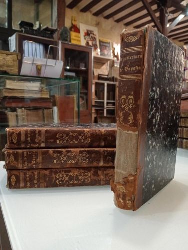 Portada del libro de Noticias de los arquitectos y arquitectura de España desde su restauración, por el Excmo. Señor D. Eugenio...