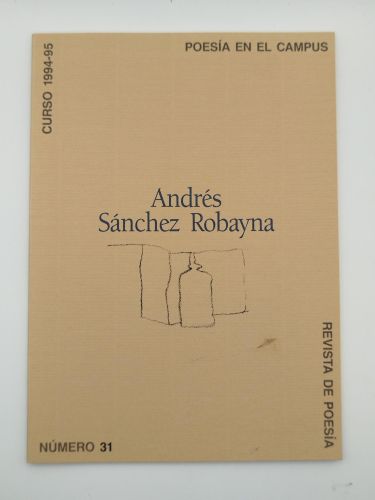 Portada del libro de Poesía en el Campus. Revista de Poesía, Nº31