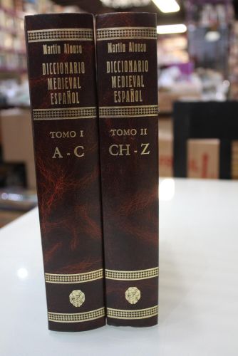 Portada del libro de Diccionario medieval español. Desde las glosas Emilianenses y Silenses (s.X) hasta el siglo XV. 2 tomos.