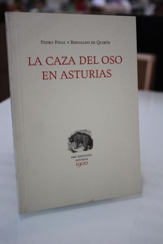 Portada del libro de La caza del oso en Asturias