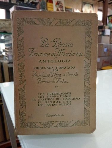 Portada del libro de La poesía francesa moderna. Antología 