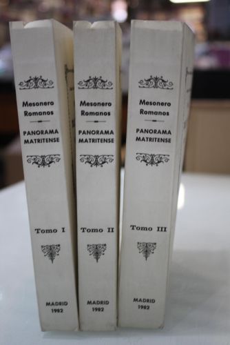 Portada del libro de Panorama matritense. Cuadros de costumbres de la capital.- 3 tomos.