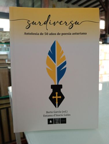 Portada del libro de Surdiversu. Antoloxía de 50 años de poesía asturiana