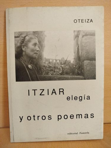 Portada del libro de Itziar elegía y otros poemas