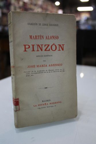 Portada del libro de Martín Alonso Pinzón. Estudio histórico.