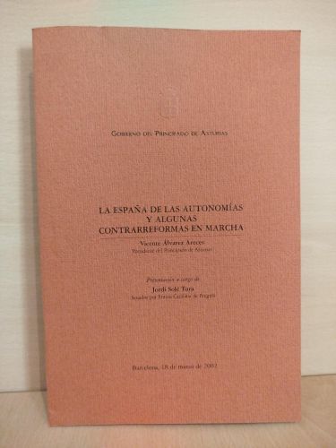Portada del libro de La España de las autonomías y algunas contrarreformas en marcha